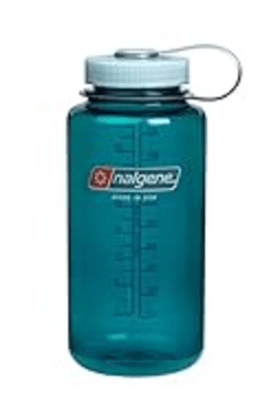 blue Nalgene bottle